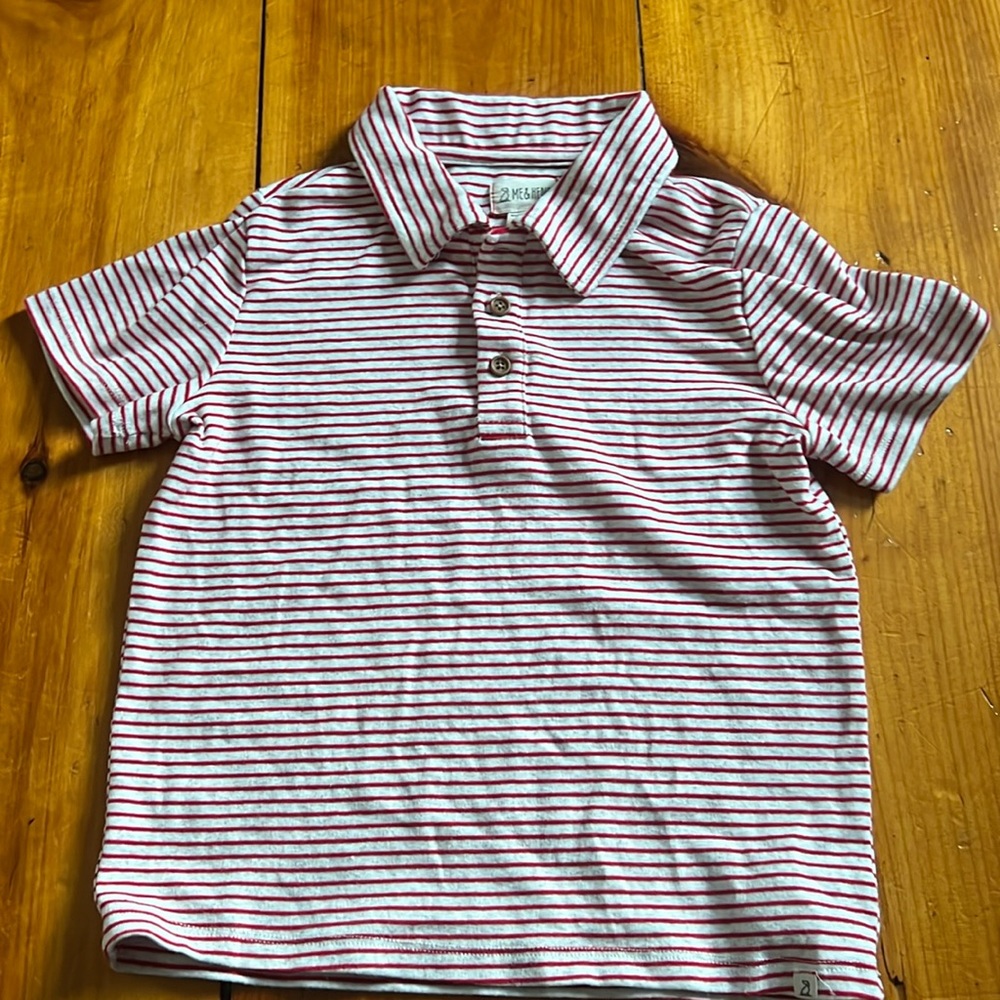 Boys Striped Polo Shirt